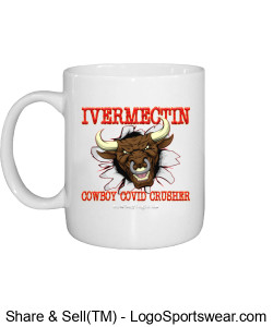 IVERMECTIN - COWBOY COVID CRUSHER COFFEE MUG Design Zoom